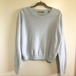 Vince Waffle Knit Cotton Sweater Size Medium